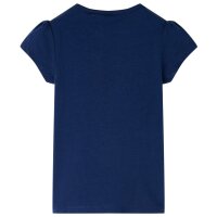 Kinder-T-Shirt Marineblau 92