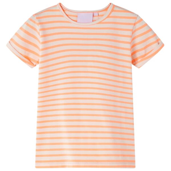 Kinder-T-Shirt Neonorange 104