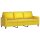 vidaXL 3-Sitzer-Sofa Gelb 180 cm Samt