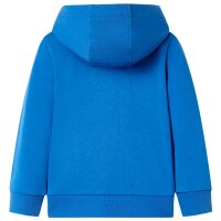 Kinder-Kapuzenpullover mit Reißverschluss Blau 92