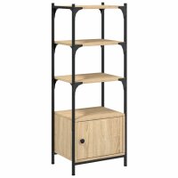 vidaXL B&uuml;cherregal 3 B&ouml;den Sonoma-Eiche 41x30x109,5 cm Holzwerkstoff