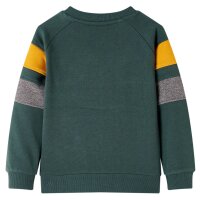 Kinder-Sweatshirt Dunkelgr&uuml;n 104