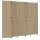 vidaXL Paravent 5-tlg. Beige Poly Rattan