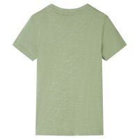 Kinder-T-Shirt Helles Khaki 116