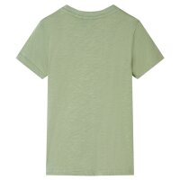 Kinder-T-Shirt Helles Khaki 92