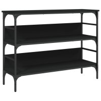 vidaXL Konsolentisch Schwarz 100x32x75 cm Holzwerkstoff