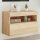 vidaXL TV-Wandschrank mit LED-Leuchten Sonoma-Eiche 60x30x40 cm