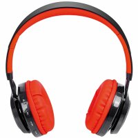 Trevi Stereo-Bluetooth-Kopfhörer DJ 1300 BTR Rot TR-018