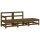 vidaXL 3-tlg. Garten-Lounge-Set Honigbraun Massivholz Kiefer