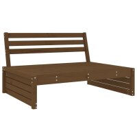 vidaXL 6-tlg. Garten-Lounge-Set Honigbraun Massivholz Kiefer