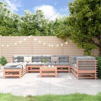 vidaXL 9-tlg. Garten-Lounge-Set Massivholz Douglasie