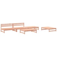 vidaXL 5-tlg. Garten-Lounge-Set Massivholz Douglasie