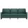 vidaXL 3-Sitzer-Sofa Dunkelgr&uuml;n 180 cm Samt