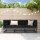 vidaXL 3-tlg. Garten-Lounge-Set Grau Massivholz Kiefer