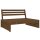 vidaXL Garten-Mittelsofa Honigbraun 120x80 cm Massivholz Kiefer