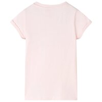 Kinder-T-Shirt Zartrosa 116