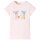 Kinder-T-Shirt Zartrosa 140