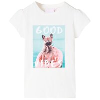 Kinder-T-Shirt Ecru 92