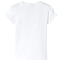 Kinder-T-Shirt Ecru 116