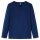 Kinder-Langarmshirt Marineblau 140