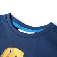 Kinder-T-Shirt Dunkelblau 92