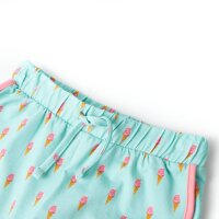 Kindershorts mit Kordelzug Helles Minzgr&uuml;n 128