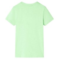 Kinder-T-Shirt Neongrün 116