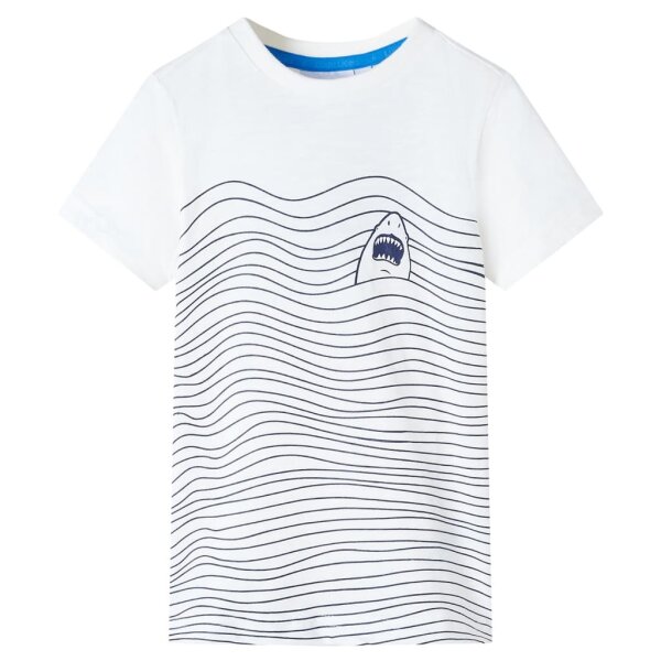 Kinder-T-Shirt Ecru 140