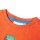 Kinder-T-Shirt Dunkelorange 128