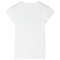 Kinder-T-Shirt Ecru 116