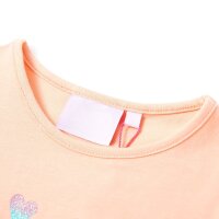 Kinder-T-Shirt Hellorange 92