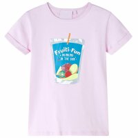 Kinder-T-Shirt Zartrosa 128