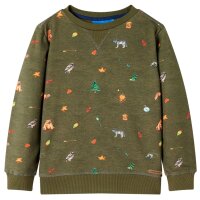 Kinder-Sweatshirt Khaki 128