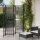 vidaXL Paravent 5-tlg. Schwarz Poly Rattan