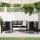 vidaXL 3-tlg. Garten-Lounge-Set Schwarz Massivholz Kiefer