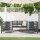 vidaXL 3-tlg. Garten-Lounge-Set Grau Massivholz Kiefer