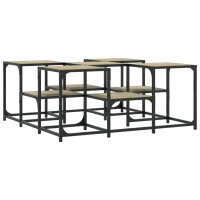 vidaXL Couchtisch Sonoma-Eiche 91x91x40 cm Holzwerkstoff