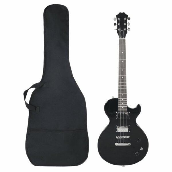 vidaXL E-Gitarre f&uuml;r Anf&auml;nger mit Tasche Schwarz 4/4 39&quot;