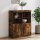 vidaXL Sideboard mit LED-Leuchten Räuchereiche 81x37x100 cm