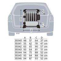 TRIXIE Transportbox f&uuml;r Haustiere L Aluminium