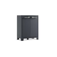 Keter Niedriger Lagerschrank Moby Graphitgrau 100 cm