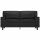 vidaXL 2-Sitzer-Sofa Schwarz 120 cm Kunstleder