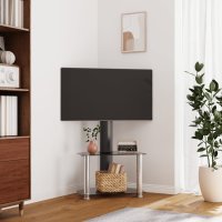 vidaXL TV-Eckregal mit 2 Ablagen für 32-70 Zoll...
