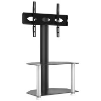 vidaXL TV-Eckregal mit 2 Ablagen für 32-70 Zoll...