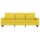 vidaXL 3-Sitzer-Sofa Hellgelb 180 cm Stoff