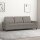 vidaXL 3-Sitzer-Sofa Taupe 180 cm Stoff