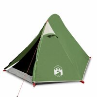 vidaXL Campingzelt 2 Personen Grün 267x154x117 cm...