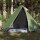 vidaXL Campingzelt 2 Personen Grün 267x154x117 cm 185T Taft
