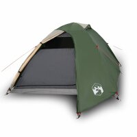 vidaXL Campingzelt 2 Personen Grün 264x210x125 cm...