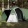 vidaXL Campingzelt 3 Personen Grün 370x185x116 cm 185T Taft